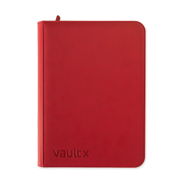 Vault X 9-Pocket Red Binder
