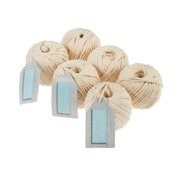 Macramé Cord: Cotton: Natural