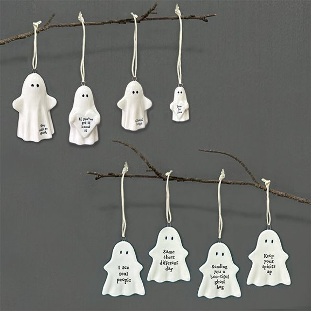 Hanging Ghost Plaque