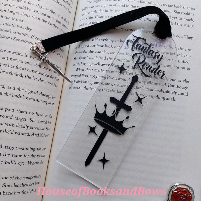 Fantasy reader bookmark