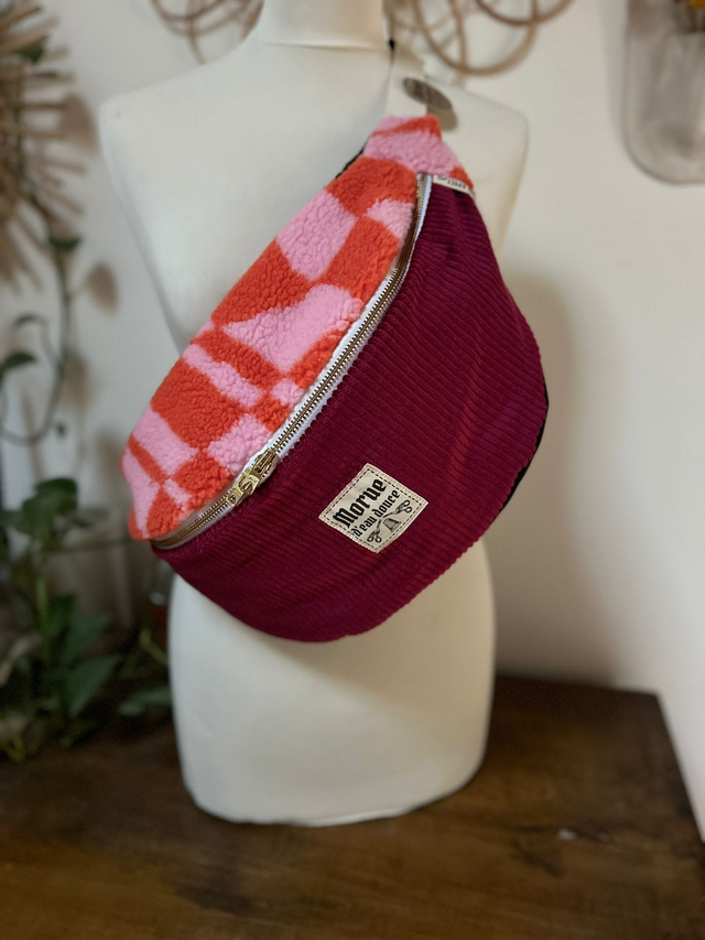 XXL damier moumoute et velour cotellé 