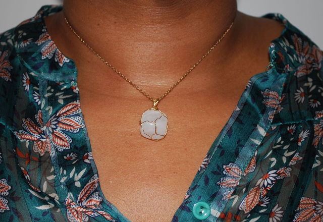 Colliers en cristal de roche 