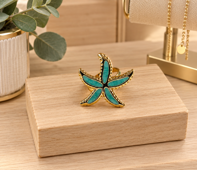 Bague étoile de mer