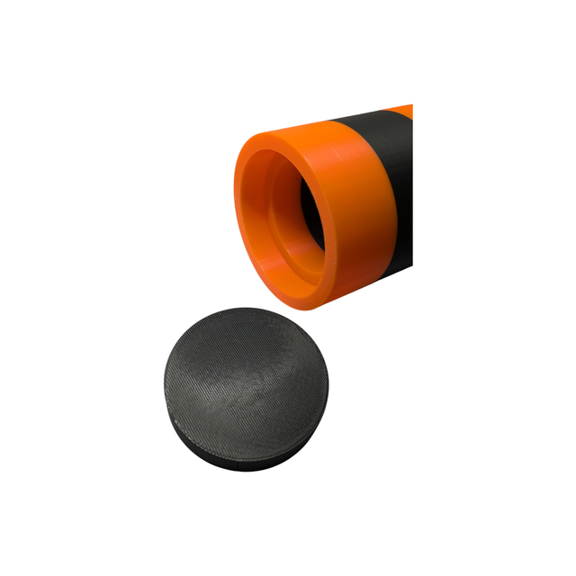 Orange and Black Ground Marker