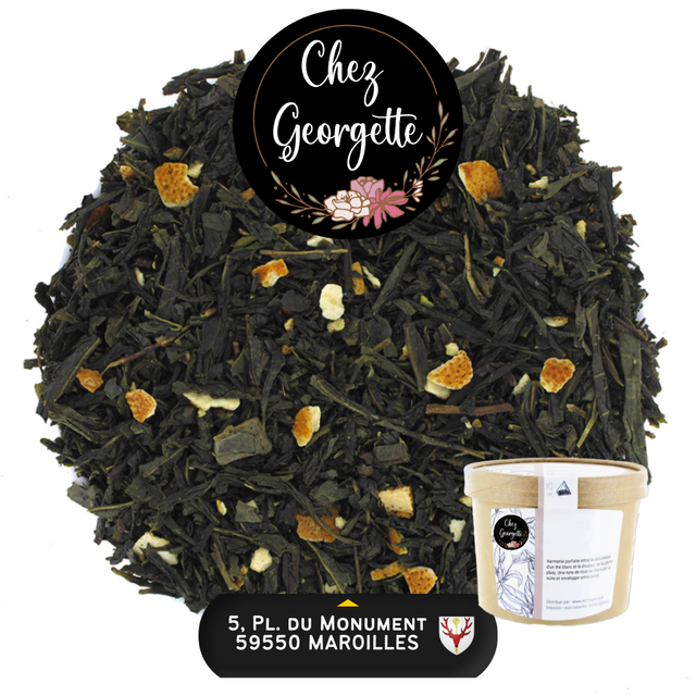 SENCHA ORANGE CITRON Bio - Pot de 25 infusettes