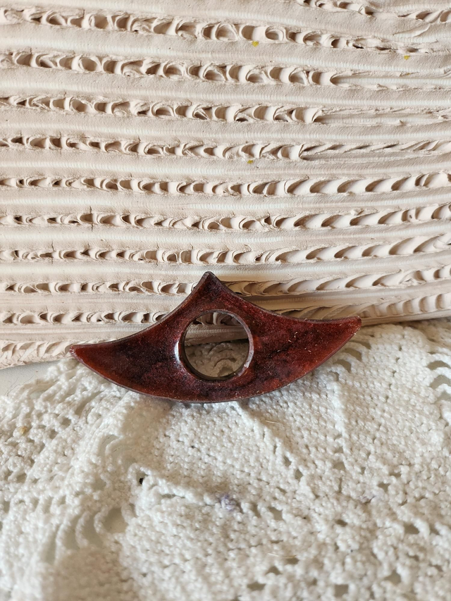 Bague de lecture noire et rouge 