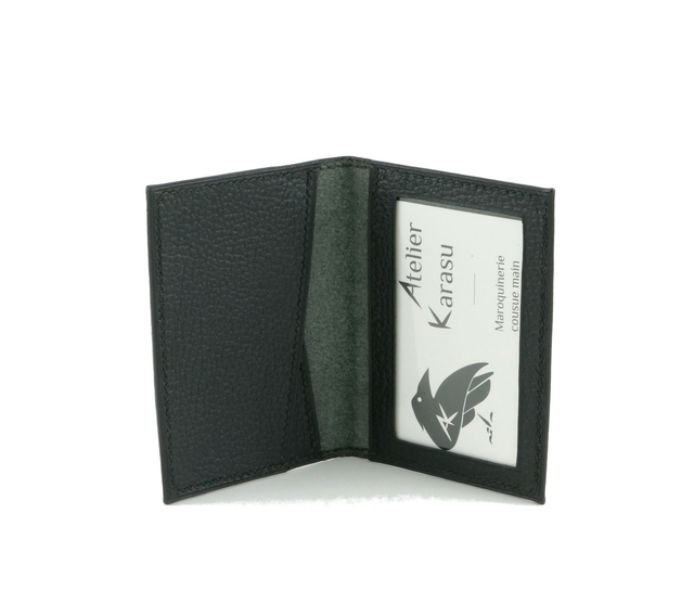 Porte-Cartes MADO Noir Grainé