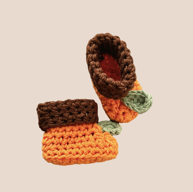 Halloween Collection- Pumpkin Booties