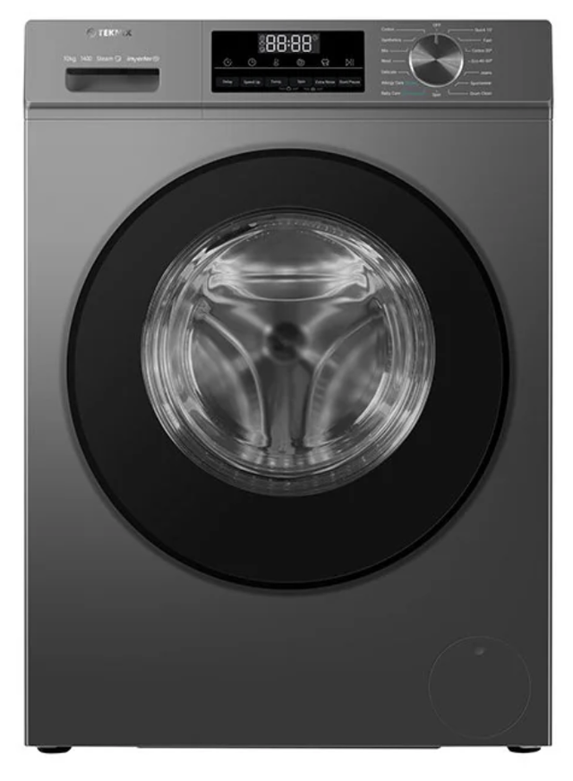 Taknix TK3W1014XS, 10kg 1400spin Freestanding Washer, Silver