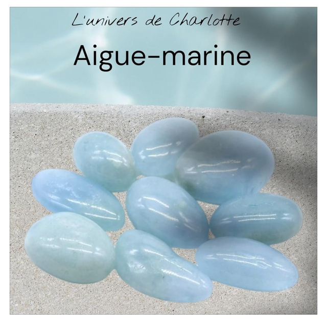 Pierre roulée &quot;Aigue-marine&quot;