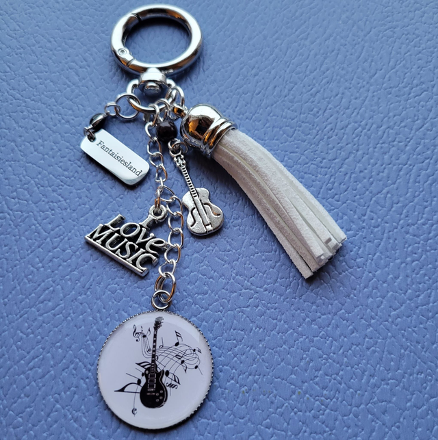 Bijou de sac Argenté - Love Musique