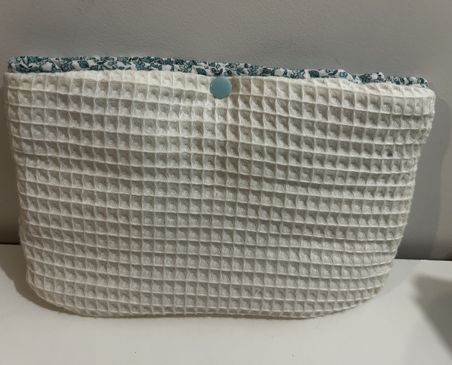 pochette liberty turquoise