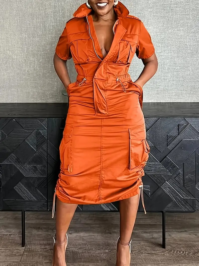 Women's Casual Streetwear Midi Skirt