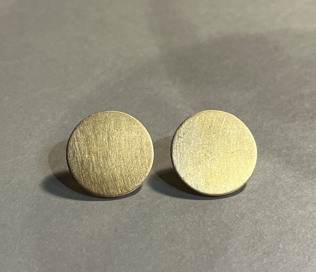 Ohrschmuck DISC groß goldplattiert