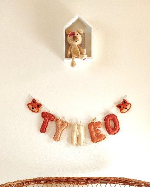 Guirlande prénom modèle TYMEO