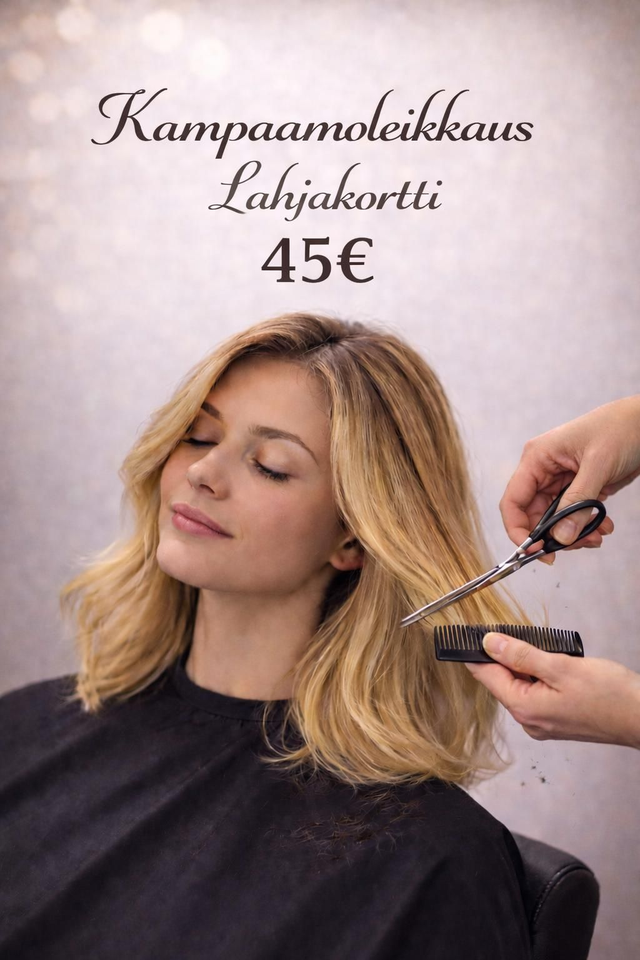 Kampaamoleikkaus Lahjakortti