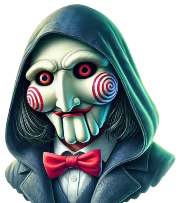 Horror movie Saw Halloween DTF printed T-shirt (HA1)