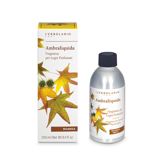 Ambraliquida Fragranza per Legni Profumati Ricarica 250 ml