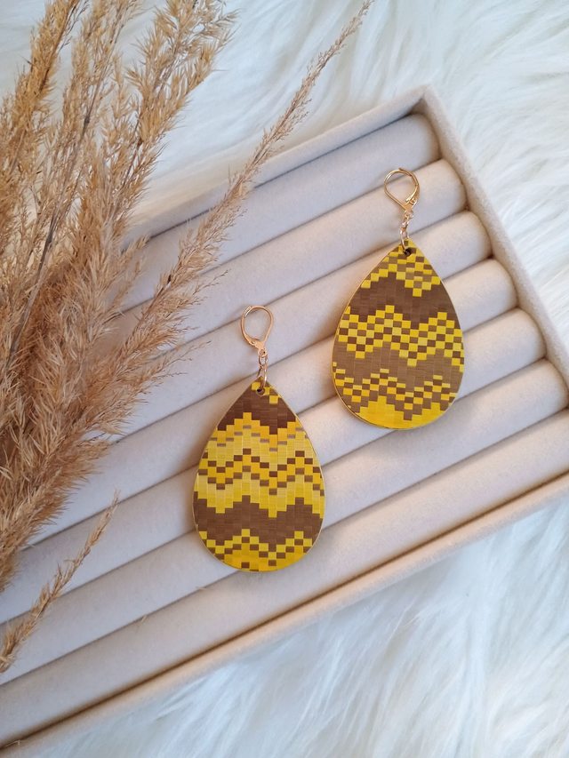 Boucles d'oreilles GOUTTE Mosaïque