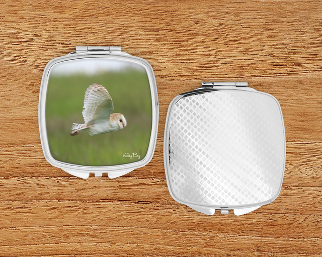 "Barn Owl" Compact Mirror   