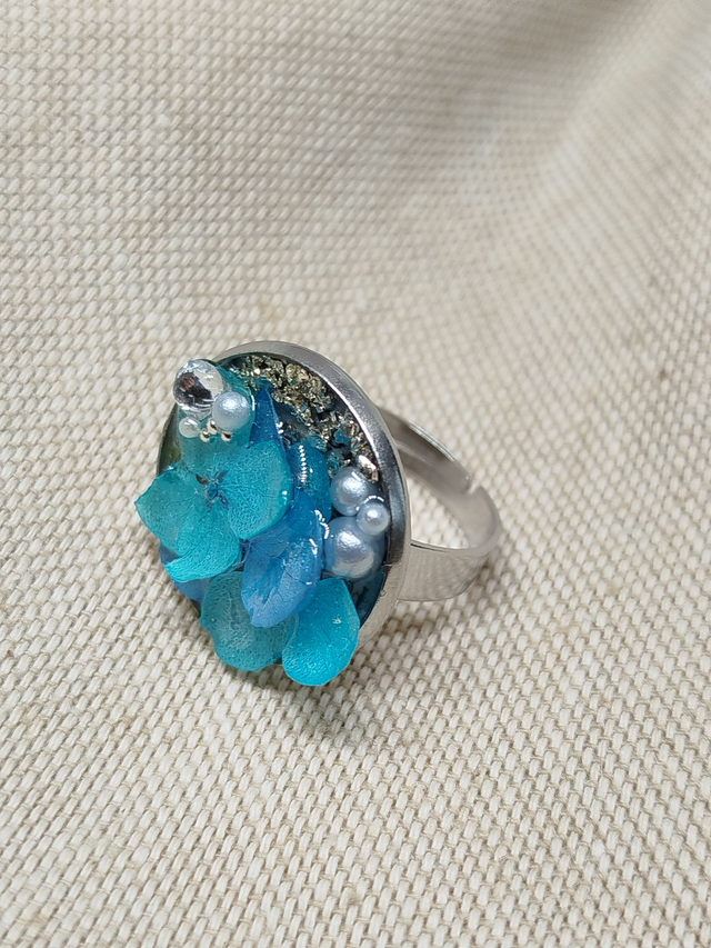 Bague Sissi coloris bleu