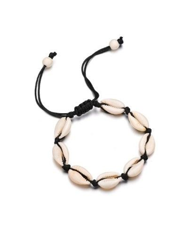 Bracelet de biceps coquillage Bohème Noir