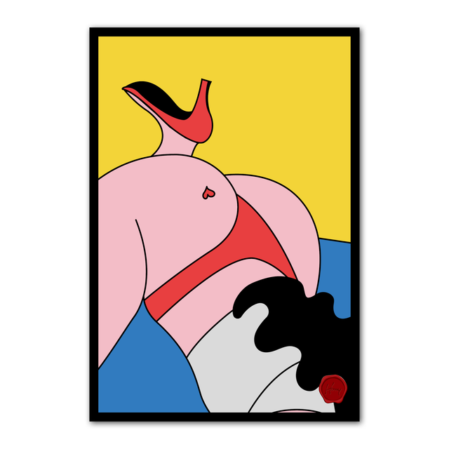 Bubble Butt - 080220 - Hony | Kunstdruck