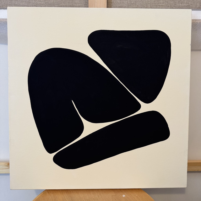 Peinture sur châssis entoilé 