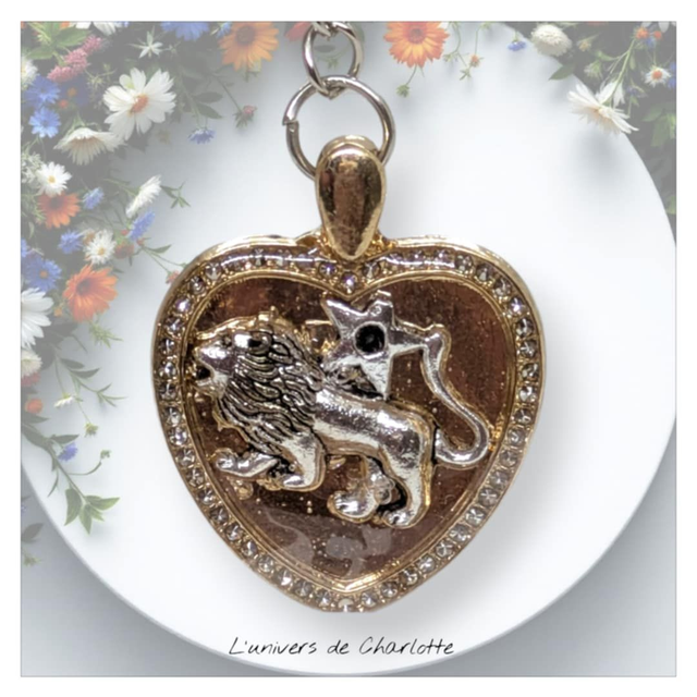 Porte-clés "Zodiaque" coeur