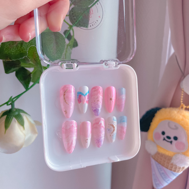 🌙 Set de Press-on Nails "Sailor Moon" 💖