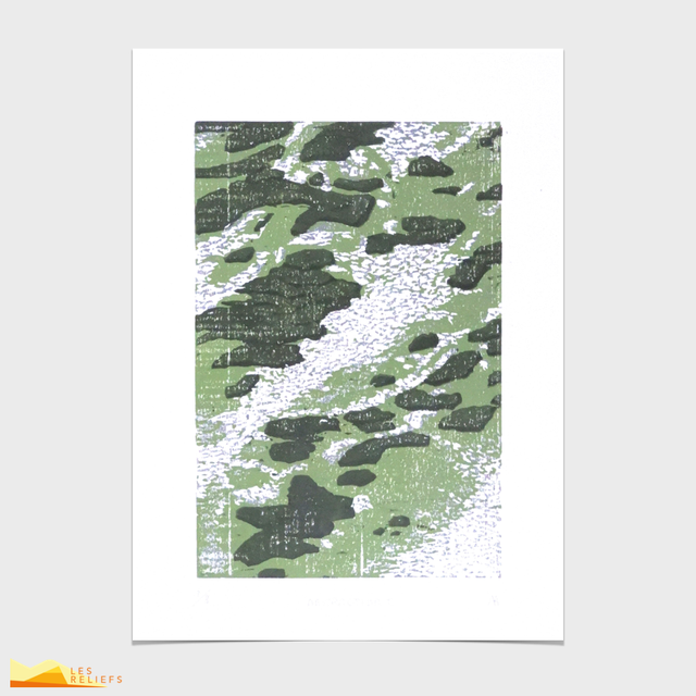 Woodcut ‘Abstraction I’