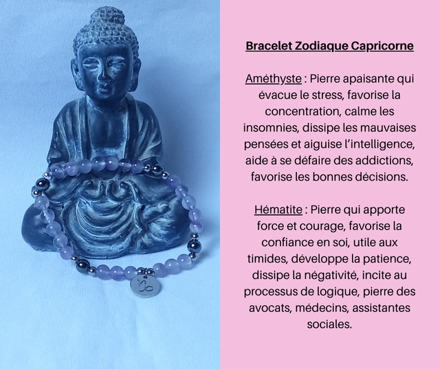 34- Bracelet Zodiaque Capricorne