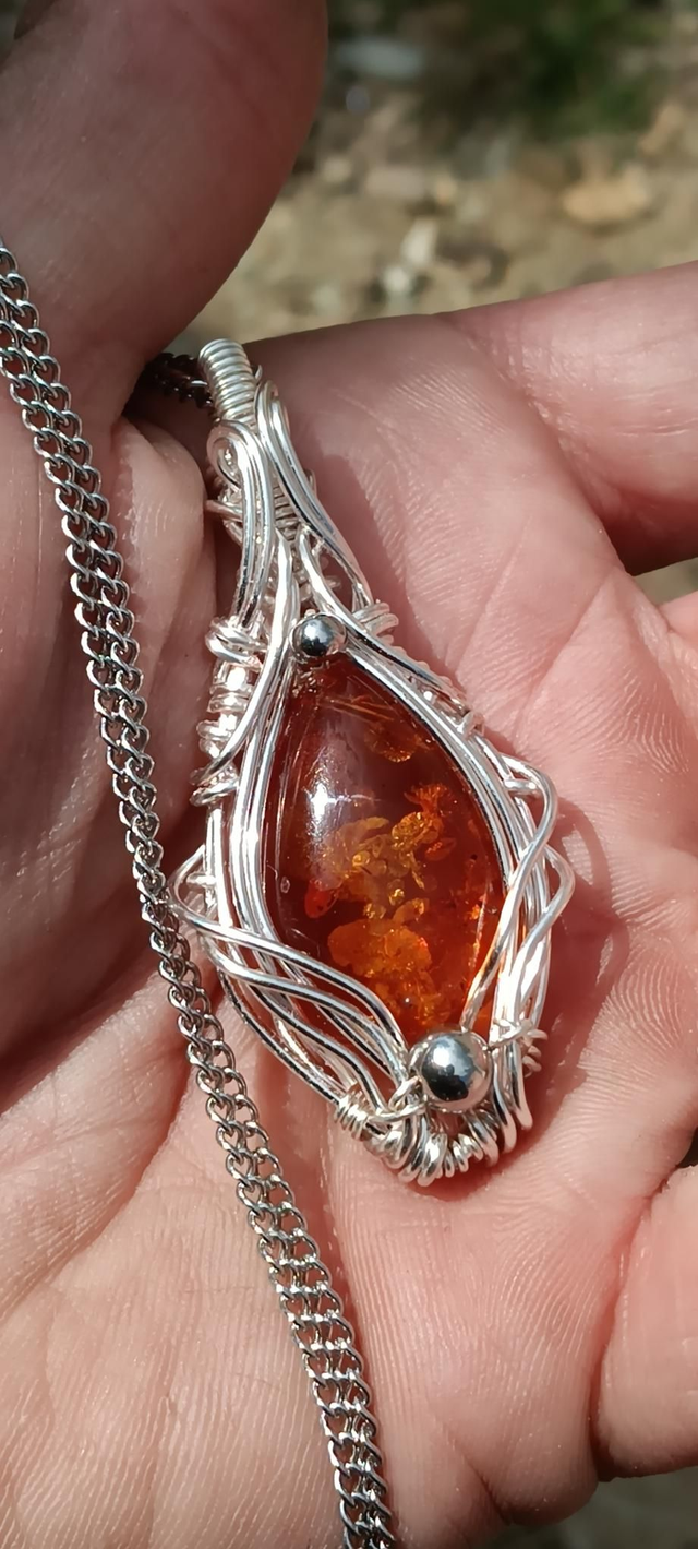 Pendentif Ambre de Lituanie 