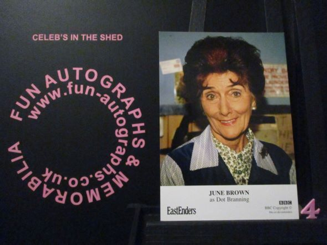 June Brown (Dot Branning) Original EastEnders Cast Card (4)