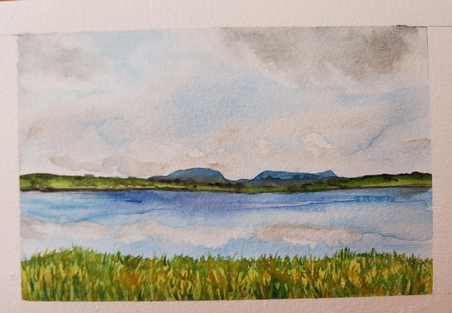 Hoy view over the Loch of Stenness