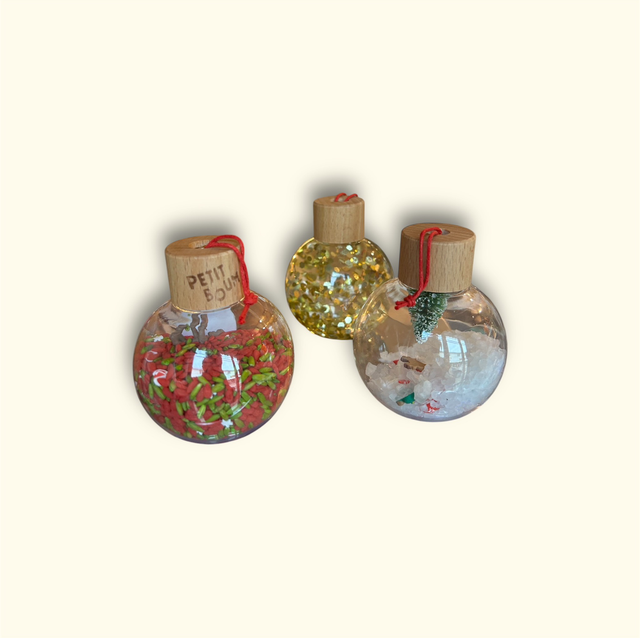 Petit boom x3 boules de Noël 