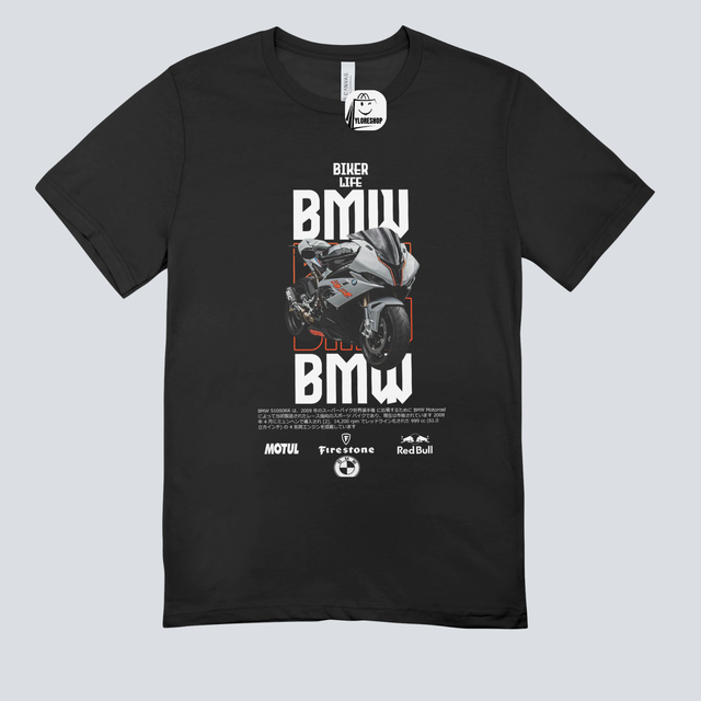 T-shirt cotone-unisex Moto bmw