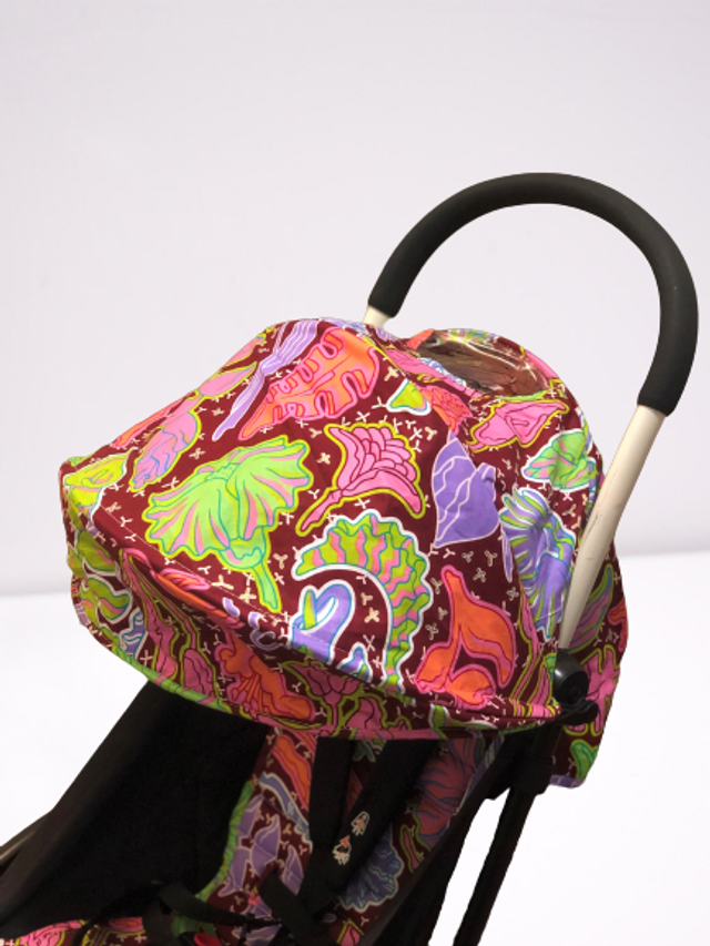 Habillage de poussette upcyclé - Sous l&#039;océan