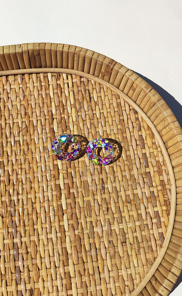 Boucles d'oreilles Anaïs - Multicolore