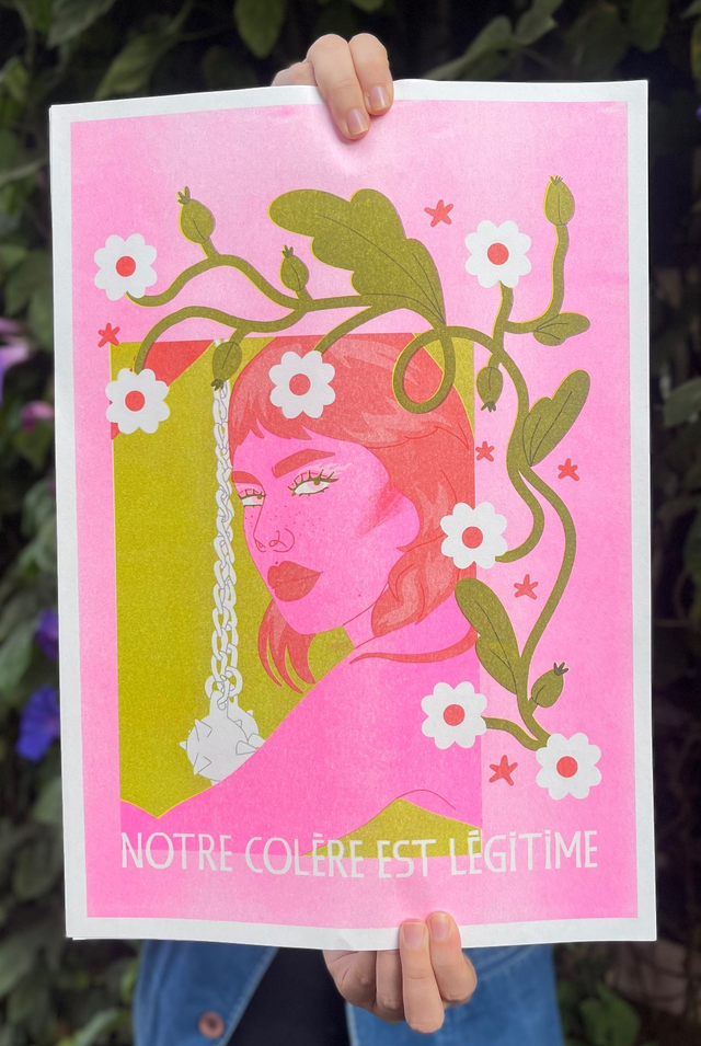 Notre colère est légitime - Riso A3