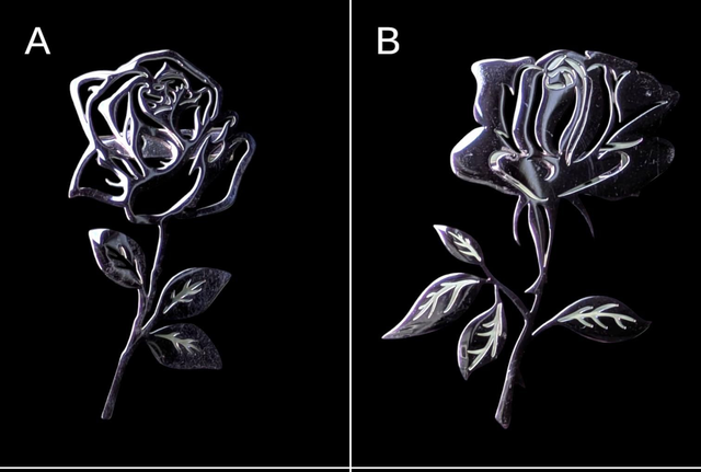 Broche rose