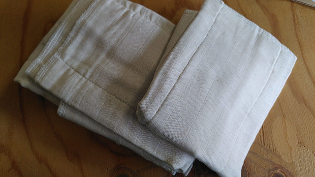 Muslinz - 6 prépliés coton bio non blanchi