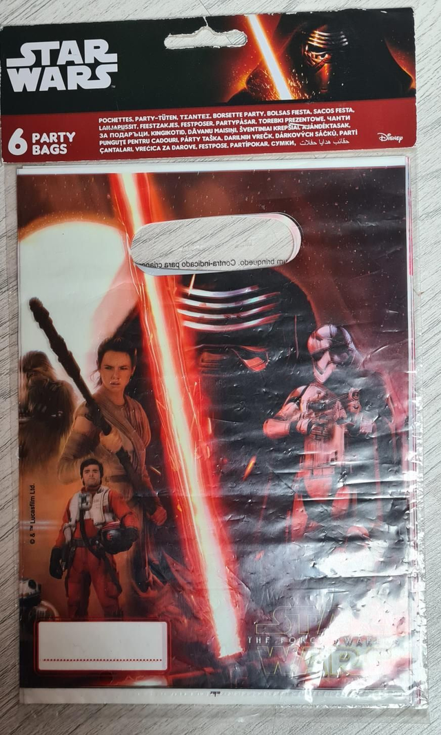 Starwars The Force Awakens party bags