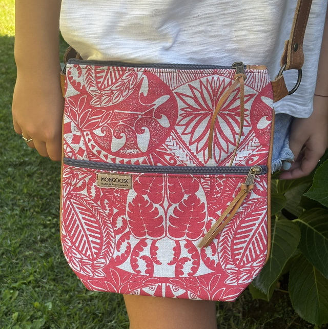 Pouch Bag Koru Coral/Mint