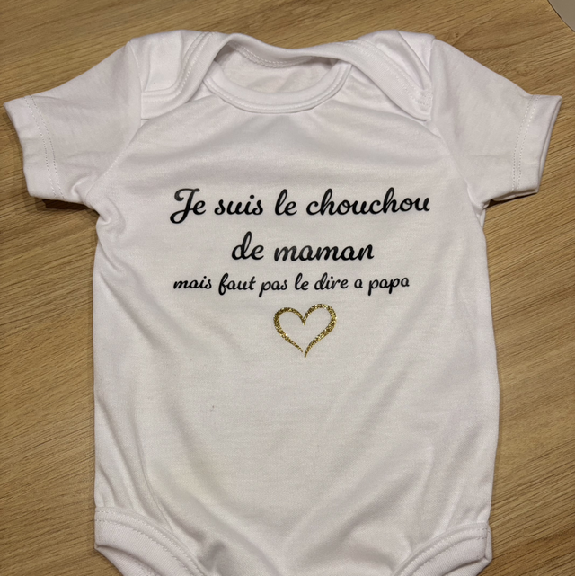 Body 0-3 mois personnalisé 