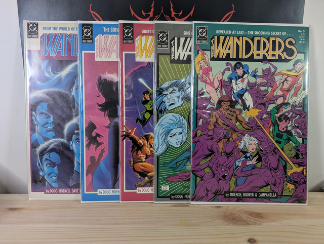The Wanderers #1 #2 #3 #4 #5 DC Comics 1988