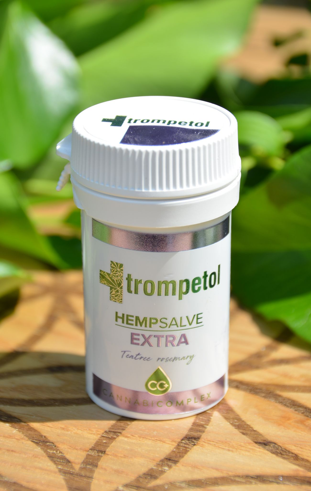 Trompetol HEMPsalve EXTRA &amp; Teatree, romarin