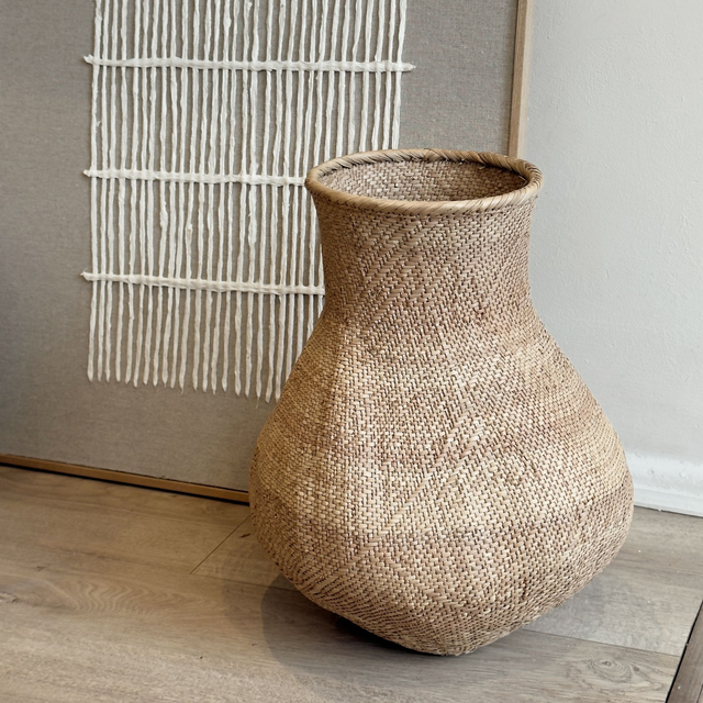 Garlic Gourd Woven Basket | Zimbabwe