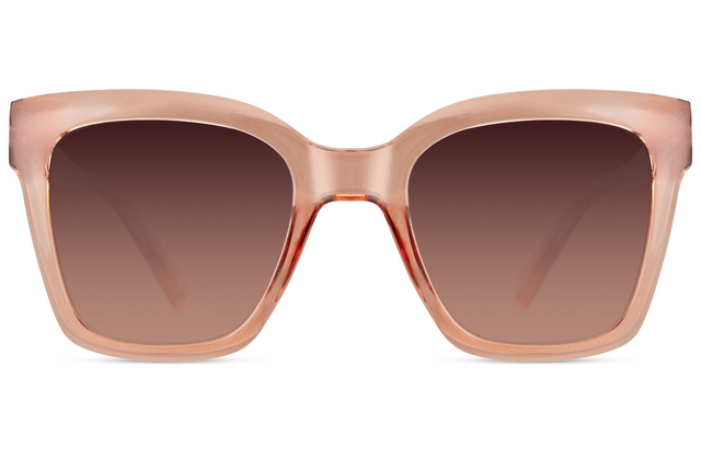 RITA Lunettes de soleil Crème Translucide/Marron