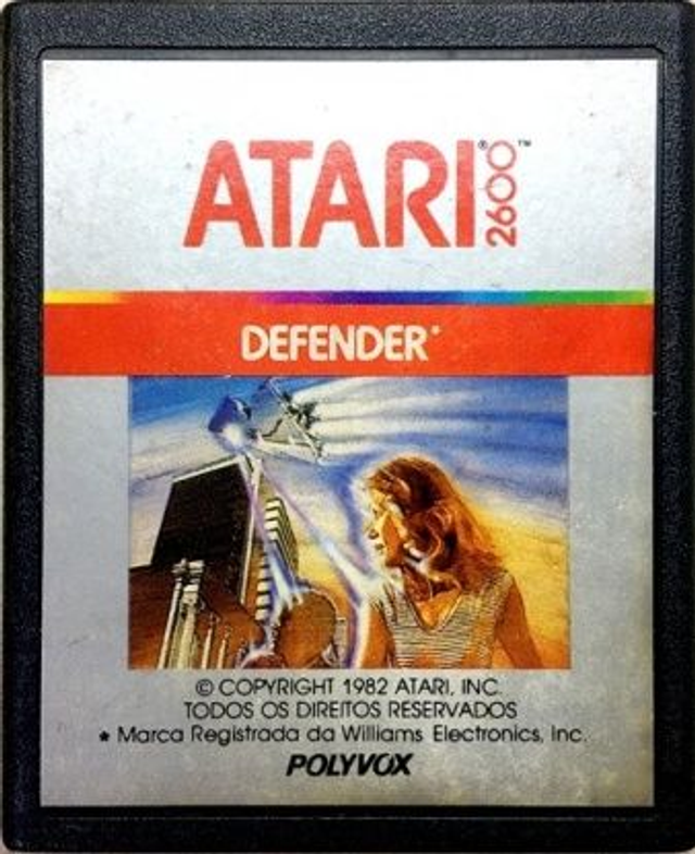 Defender polyvox Atari 2600 cartridge 